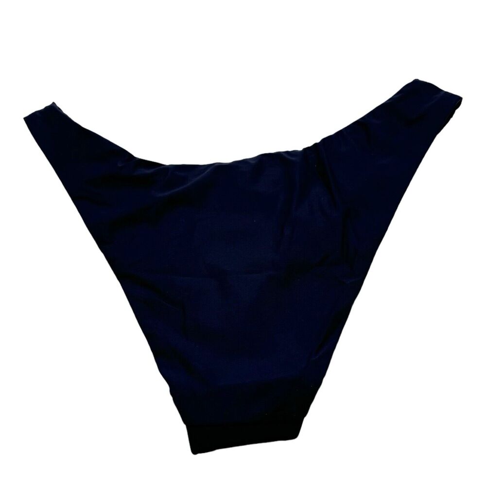 NWT J. Crew Navy Blue Curved Waist Bikini Bottom Size XXL